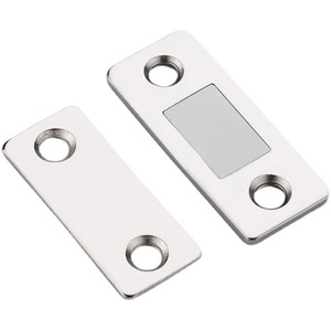 Fermaporta Magnetico Moderno Resistente, Chiusura Magnetica Sottile in Acciaio, Magneti Potenti per Armadi, Accessori per Porte Scorrevoli del Soggiorno - Product Image 6