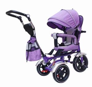 Nuevo bebé niño triciclo/niño triciclo paseo en el juguete/3 de 4 en 1 bebé Triciclo de CONTROL PARENTAL de <span class=keywords><strong>coche</strong></span> - Product Image 3