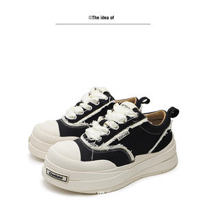 Tongs en toile à plateforme rehaussante, polyvalentes et tendance, avec maille respirante, pour hommes et femmes, talons épais, design mignon, confortables pour les couples - Product Image 5