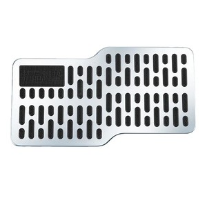 Stainless Steel <b>Car</b> Foot Rest Pad Textured Anti Slip Brake <b>Pedal</b> Cover Main Driver Side Wear Resistant Plate - Product Image 2