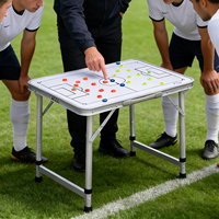 Tableau tactique d'entraîneur de football, tableau d'analyse stratégique de football effaçable à sec, tableau portable pour l'entraînement et les matchs