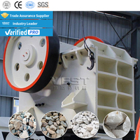 Concasseur à mâchoires PE 250 X 400 à haute efficacité pour les opérations minières avec un cadre en acier durable et un broyage fiable