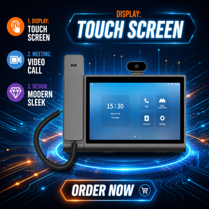 Terminal de Vidéoconférence Intelligent HA05 10,1 Pouces Écran Tactile Android 12 Protocole IP POE SIP Téléphone VoIP Marque ODM/OEM Shandong - Product Image 1