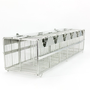 Jaula de acero inoxidable para hámster de Silicon Valley, kit de 6 barras en fila para uso con mascotas - Product Image 1