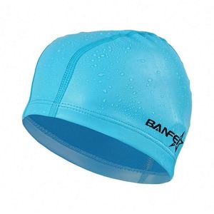 Gorro de Natación Unisex 2024 Usa Mairun Usa 823, Recubierto de PU, Color Puro, Cómodo, de Nailon, Impermeable, para Hombre y Mujer, con Logotipo Personalizado Incluido - Product Image 6