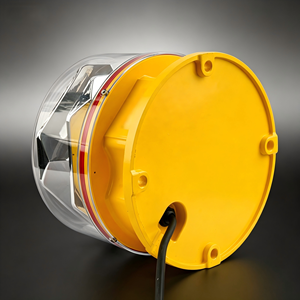 Luz de Obstrucción de Intensidad Media L865 con Energía <span class=keywords><strong>Solar</strong></span>, Sistema de Advertencia para Aeronaves Tipo A de la OACI - Product Image 3