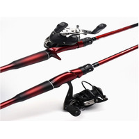 LUTAC 122-180G 1.8M-1.98M Toutes les pièces FUJI Long Casting Canne à pêche Bande de carbone Poignée en fibre de carbone Poids léger Spinning Casting