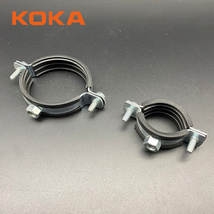 <span class=keywords><strong>KOKA</strong></span> personalizado de diversos tamaños EG HDG 1/4 ''6'' abrazaderas de tubo con revestimiento de goma EPDM - Product Image 6