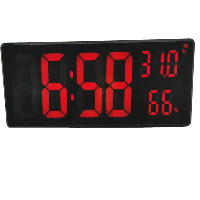 Custom Large LED Screen Digital Desk Table Clock with Temperature Humidify Display Reloj De Pared Digital Wall Clock