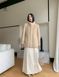 Approvisionnement d'usine Filles Veste D'hiver Outwear Femmes Mode Réel <span class=keywords><strong>Manteau</strong></span> De <span class=keywords><strong>Fourrure</strong></span> De <span class=keywords><strong>Vison</strong></span> <span class=keywords><strong>Fourrure</strong></span> Hiver - Product Image 4