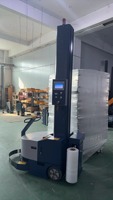 Machine d'emballage de palettes électrique robot étirable automoteur intelligent Système de contrôle PLC emballage de robots
