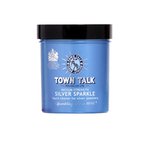Town Talk 225ml Kit de liquide de polissage de nettoyage anti-ternissement en argent pour bijoux en argent comprenant un chiffon liquide