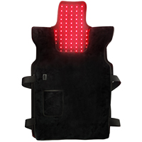Shanglaite rompi terapi lampu merah dapat dipakai pereda nyeri punggung bahu leher tubuh desain unik
