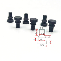 Rivets de fixation en silicone pour ventilateurs de PC, vis en caoutchouc anti-vibration, isolateurs de bruit pour ventilateurs de boîtier PC