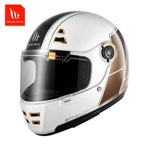 Casque de moto intégral moderne et populaire MT JARAMA RIDE ROUTE en ABS unisexe à dégagement rapide, idéal pour la course et le tourisme toutes saisons - Product Image 4