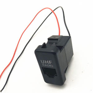 Toyo ta Hilux Prado UHF Radio Socket Upqrade impermeable RJ45 Car Dash Pass Through con luz LED ajuste directo estilo OEM - Product Image 6