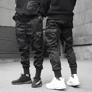 Men's Multi Pocket Harun Hip Fashion Pants Pants Street Sports Pants Fellow Men Casual New Fashion Overalls Men Pantalon Cargo