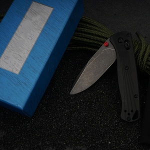 Cuchillo Plegable BM535BK con Hoja de Acero Inoxidable, Punta de Gota, Mango Negro, Perilla de Pulgar, Cuchillo de Bolsillo EDC, Personalizable OEM - Product Image 2