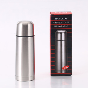 Fábrica al por mayor 350/500/750/<span class=keywords><strong>1000ml</strong></span> botella con aislamiento de bala termo de grado alimenticio doble pared 304 botella de agua de acero inoxidable - Product Image 4
