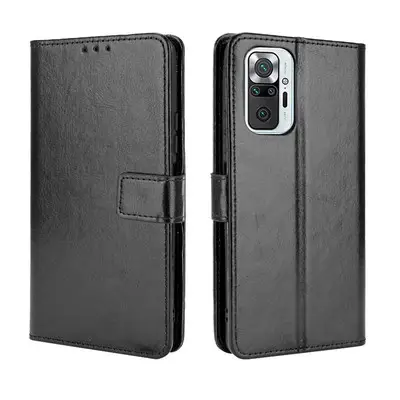 Jmax Card Solt Wallet Cover posteriore per cellulare custodia Luxury Crazy Horse Flip PU Leather per Redmi Note 5 6 7 8 9 10 a T S X Pro Max