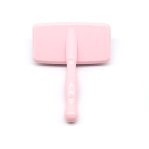 Chất Lượng Chuyên Nghiệp Pet Chải Chuốt Bàn Chải Thép Không Gỉ Nhựa Áo Mưa Lược Cho Mèo Chó Tráng <span class=keywords><strong>Pin</strong></span> Bàn Chải Cho Dễ Dàng Làm Sạch - Product Image 3