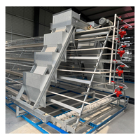 Cage de poulailler portable automatique industrielle économique de grande capacité pour poules pondeuses
