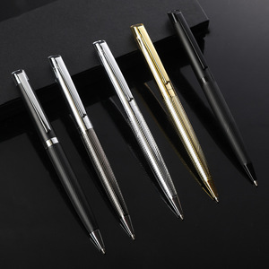 Bolígrafo Metálico de Negocios Jingda 2025, con Franja de Cobre, Giro para Apertura, Punta de 1.0 mm, Tinta Negra, Personalizable con Logotipo Corporativo, Ideal para Regalo Promocional - Product Image 5