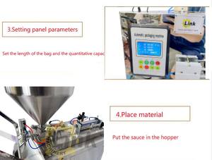 Máquina de embalaje de pasta de miel, <span class=keywords><strong>mantequilla</strong></span> de cacahuete en bolsa, embalaje de miel, bolsita, superventas, 2022 - Product Image 4