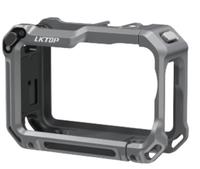 Carcasa Metálica LKTOP para Osmo Action 6, Marco Protector Anticaídas con Interfaz de Expansión, Accesorio para Cámara de Acción