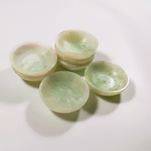 Diy Hot Sale Topkwaliteit Gepolijst Natuurlijke Xiuyan Jade Kommen Bulk Groothandel Gesneden Stenen Kom Groot Kristal