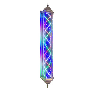 Lampe LED Murale pour Salon de Coiffure, Enseigne Lumineuse Rétro Vintage en Verre pour Barbier, Boîte à Lumière Transfrontalière pour Salon de Coiffure - Product Image 5