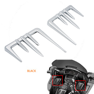 Embellecedores cromados para guantera de motocicleta, aptos para Honda GL1800 GL1800A GL 1800 <span class=keywords><strong>Goldwing</strong></span> Gold Wing 2001-2010 2009 <span class=keywords><strong>2008</strong></span> ABS - Product Image 2