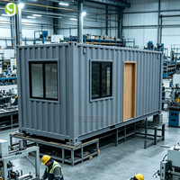 Maison préfabriquée de luxe Goeasy de 20 pieds, structure en acier, conteneur habitable, villa préfabriquée portable, panneau sandwich pour usage extérieur hôtelier