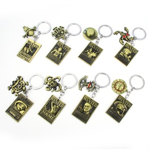 11 styles de bijoux en métal pour femmes et hommes, WANTED 1 PIECE, 3 milliards, Luffy, Nami, Zoro, Ace, Chopper, Law, Sanji, porte-clés en alliage, anime - Product Image 5