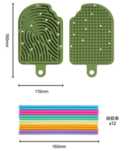 Dupla face Playable Brinquedo Infantil Silicone Placa de Atividade Sensorial Calma Down Fidget Toy Brinquedo Educacional Do Bebê - Product Image 4