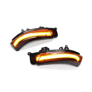 Dynamisch fließende LED-Spiegel Blinker Lichter für Toyota IQ Prius Camry Crown Wish Reiz PASSO Sequentielle Signallampen