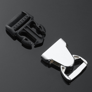 Side Release Buckle Zinc Alloy 25mm Silver <b>Black</b> Durable Bag Accessories For Waist <b>Backpack</b> Shoulder Luggage <b>School</b> Bag - Product Image 3