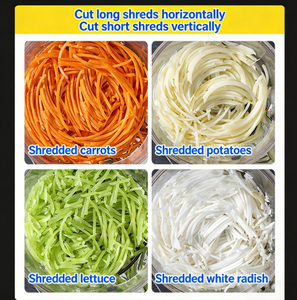 Cortador Multifuncional <span class=keywords><strong>de</strong></span> Verduras y Frutas, Rebanador <span class=keywords><strong>de</strong></span> <span class=keywords><strong>Cebolla</strong></span>, Motor Eléctrico, Triturador/Cortador <span class=keywords><strong>de</strong></span> Patatas con Cabezal <span class=keywords><strong>de</strong></span> Corte - Product Image 2