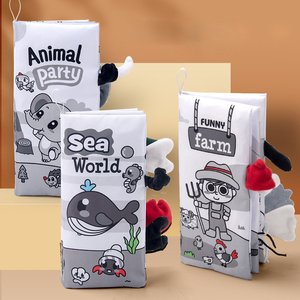 HOYE CRAFT Kids Animal Cognition Game Colorful Story Book Cloth Book for Toddlers Gifts - Product Image 4