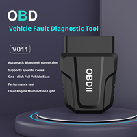 Détecteur OBD automobile avec connexion Bluetooth, dispositif de diagnostic et de suppression des voyants d'erreur, lecteur de codes et testeur de tension