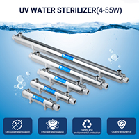 Lampe UV 55W pour traitement de l'eau, 12 GPM, pour systèmes de filtration d'eau par osmose inverse