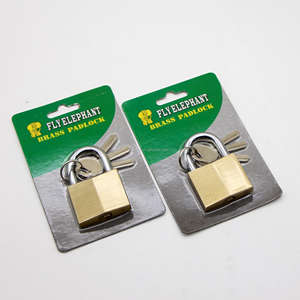 Candado de latón Diamante de 20-60mm, candado pequeño para equipaje, candado de seguridad para puerta grande, candado con llave - Product Image 6