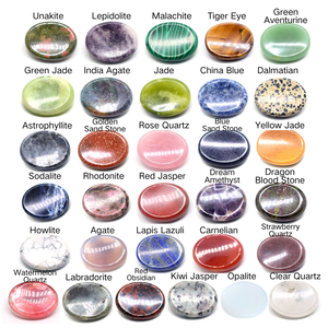 Hình bầu dục khác nhau Massage tự nhiên đá Rose Quartz tinh thể tự nhiên đá thủ công mỹ nghệ lo lắng cứu trợ massage Palm đá - Product Image 4