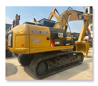Excavatrice hydraulique utilisée de CAT 320D2L 320D2 machine de pelle sur chenilles de 20 tonnes CAT 320 D320 CL à vendre en stock