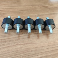 Amortisseur anti-vibration en caoutchouc naturel personnalisé avec filetage Isolateur en caoutchouc Amortisseur à ressort Support anti-vibration de type VV