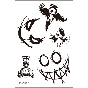 Pequeño fresco lindo despedida <span class=keywords><strong>de</strong></span> soltera carta tatuaje pegatinas jugo <span class=keywords><strong>de</strong></span> hierbas impermeable <span class=keywords><strong>de</strong></span> larga duración para el cuerpo al por mayor comercio exterior - Product Image 5