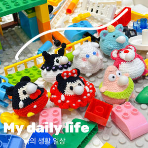 Poupée en <span class=keywords><strong>laine</strong></span> tissée à la main Trembling Dumpty soufflant des bulles, pendentif créatif, jouet anti-stress, ornements suspendus - Product Image 2