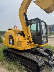 Excavadora de cadenas Komatsu PC70 usada, económica y de alta eficiencia, maquinaria pesada usada, excavadora Komatsu P70 barata en venta - Product Image 3