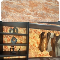 Dalle translucide ultra-fine haute transparence 2820x1220mm, solution de table moderne grand format pour salle à manger, chambre à coucher, avec éclairage supérieur