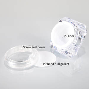 Beliebte 3g 5g 10g 15g 20g Acryl-Dosen Konzentrat-Behälter Kindersichere Kleine <span class=keywords><strong>Mini</strong></span>-Mason-Proben-Dosen in Rosa - Product Image 2